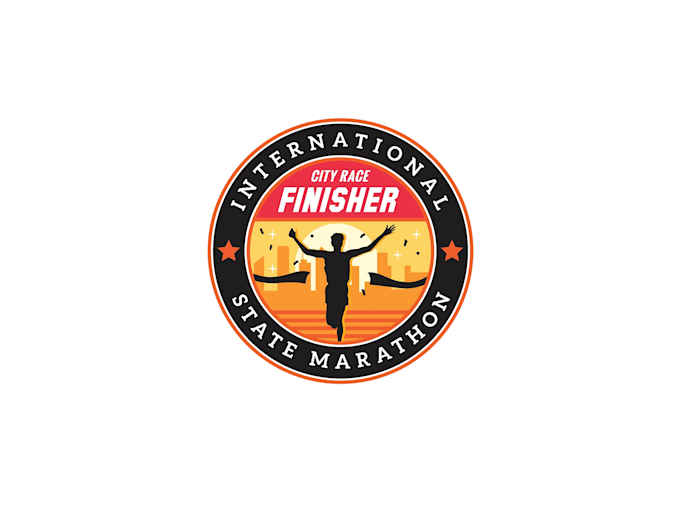 create attractive and imagination marathon logo design
