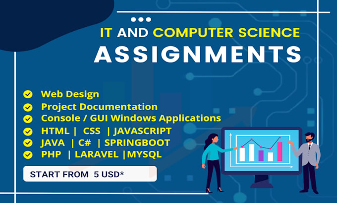 do web development assignments html css php mysql javascript