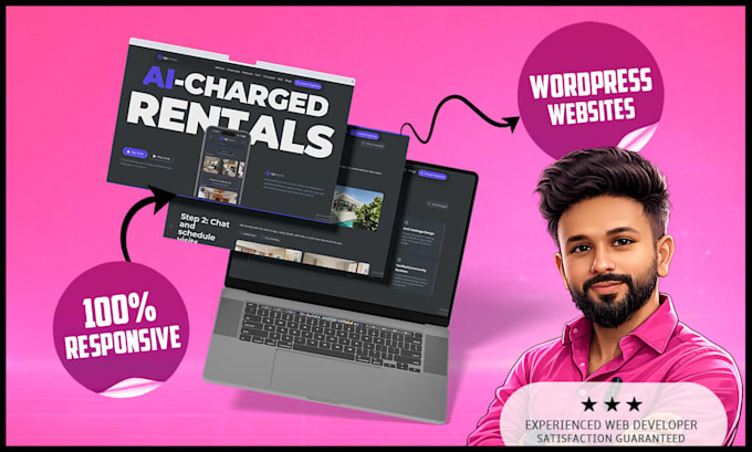Design and develop a modern, responsive wordpress website by Venom_hunt ...