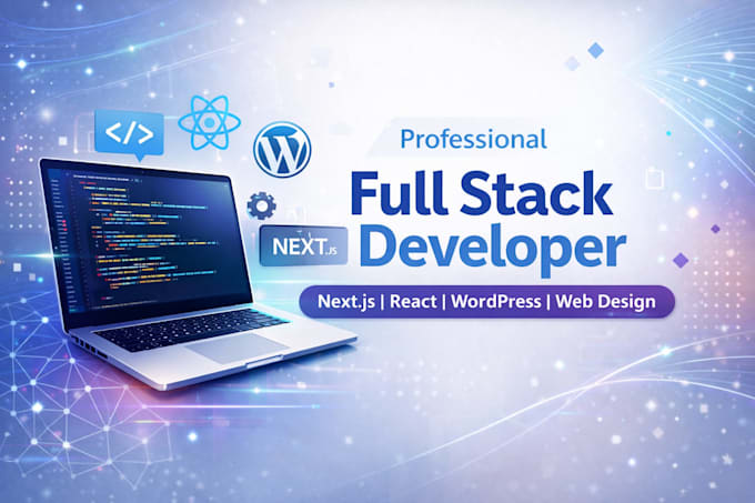 professional full stack developer nextjs react wordpress