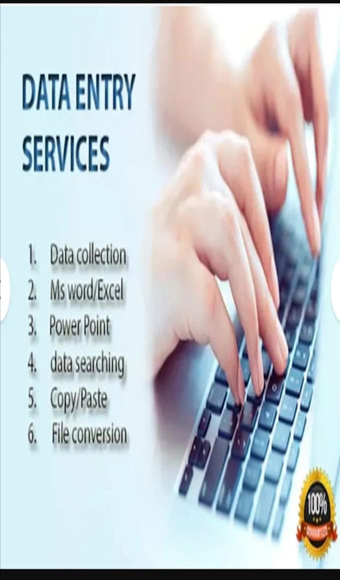 reliable excel google sheets data entry services