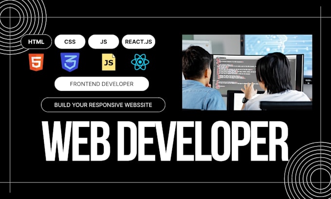 create a responsive website using HTML CSS js and react