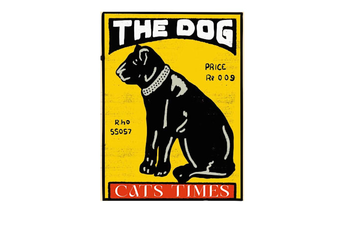 draw retro vintage logo label