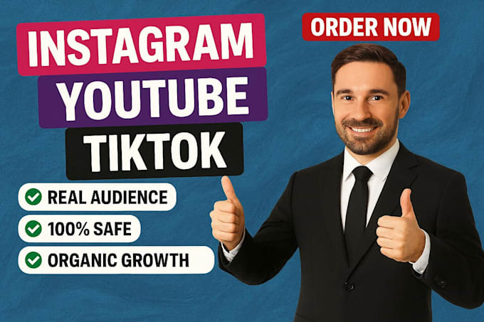 do super fast organic youtube and instagram and tiktok promotion