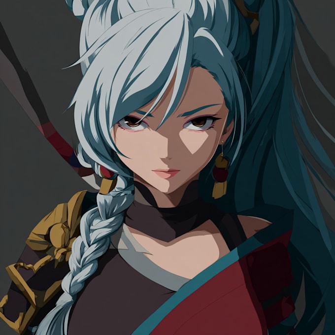 draw anime character for profile picture