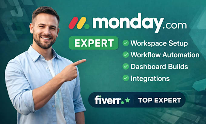setup workflow project management in monday, clickup, trello, slack, airtable
