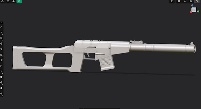 make realistic or low poly game ready models with textures, guns roblox 3d print
