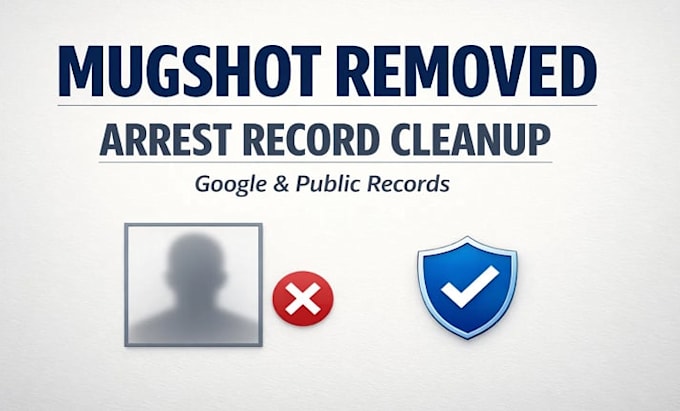 remove mugshot from google and public arrest record sites