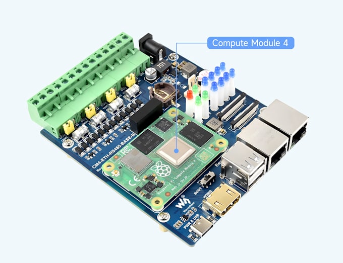 design custom raspberry pi cm4 io board pcb with rs485, component modifications