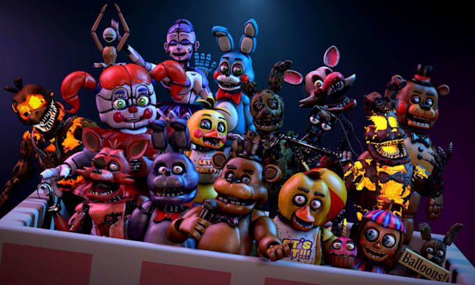 create sfm model, gmod playermodel, tf2 model, l4d2 model, mmd, fnaf model