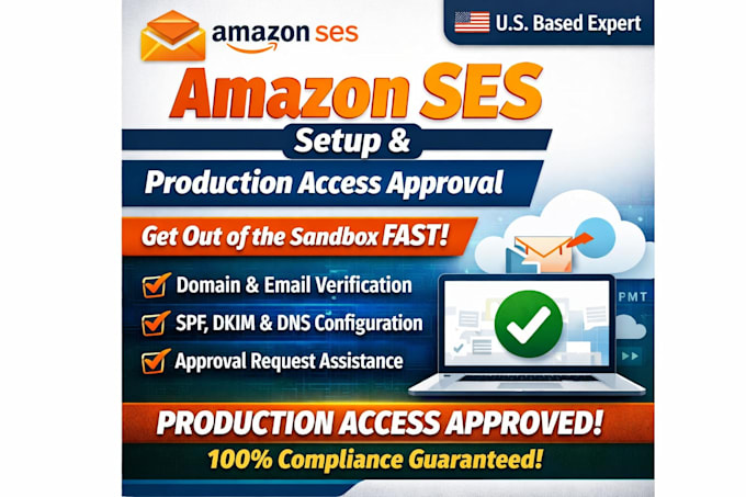 setup amazon ses and get production access approval fast