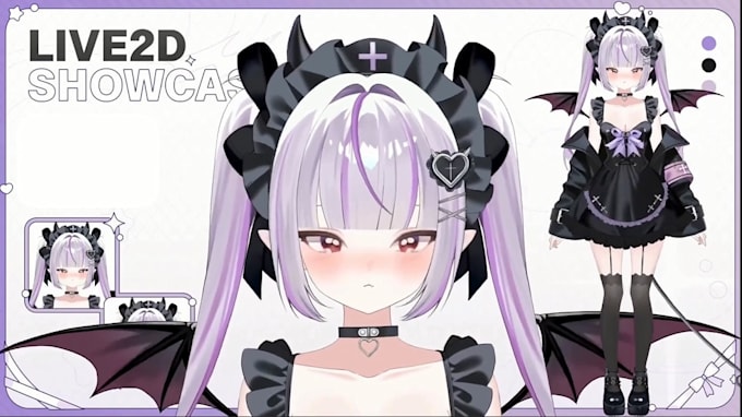 design and rig 2d anime vtuber model, vtuber model and live2d rigging
