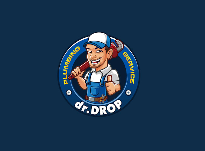 create professional and specially plumber logo design