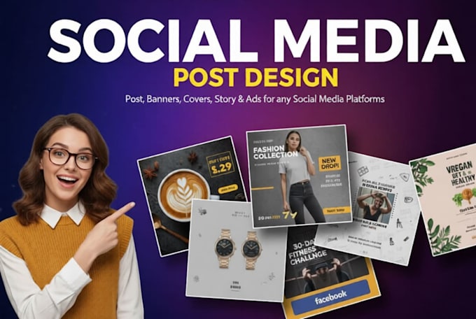Design professional social media post design by Lizubegum45 | Fiverr