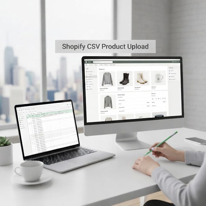 bulk upload and structure shopify products via CSV