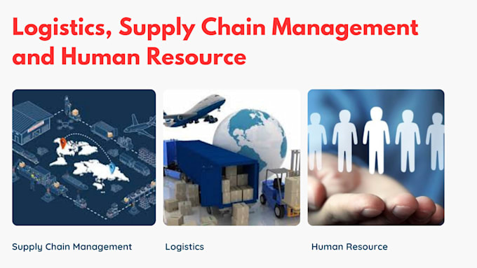 do logistics, supply chain management and human resource