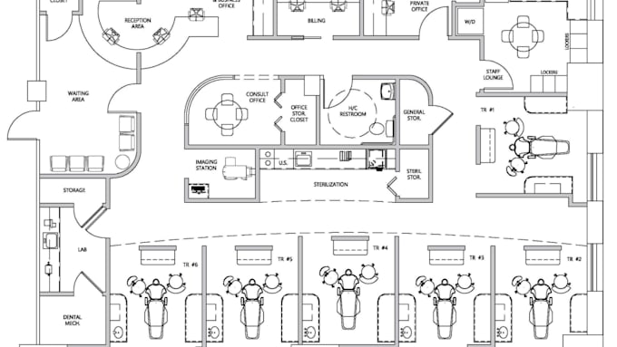 Design medical centre floor plan, clinic layout and healthcare ...