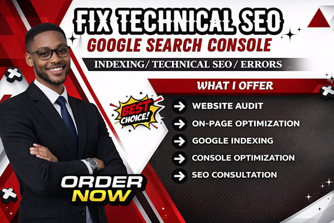 do technical seo, website audit, google search concole and indexing