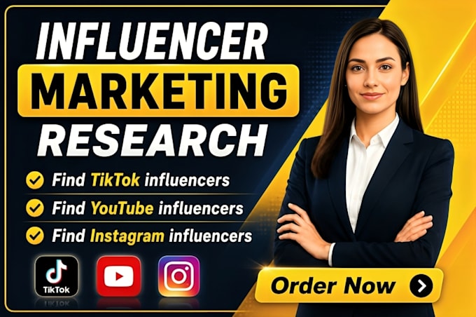 do instagram, tiktok and youtube influencer research