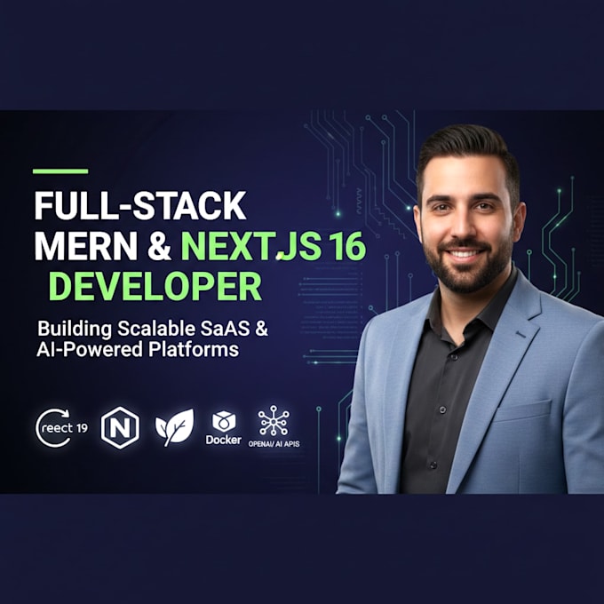 Be your full stack mern and nextjs developer for any custom web project ...