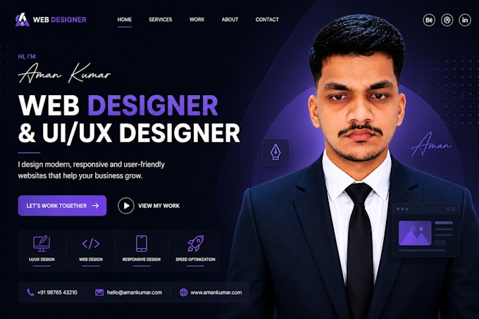design modern saas landing page UI UX in figma for startups