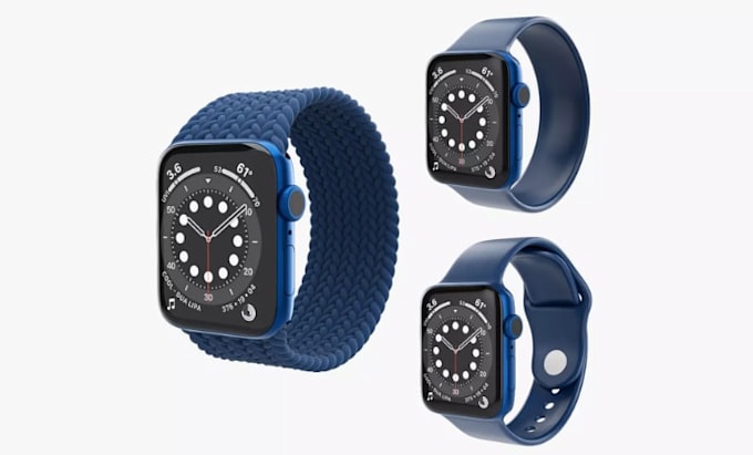 design 3d consumer electronics product, smartwatch, 3d product rendering