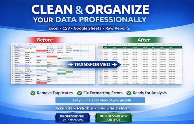 transform raw data into readable insights