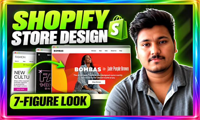 do shopify store design and website redesign for ecommerce website development