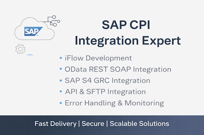 develop sap cpi integration and build professional iflows