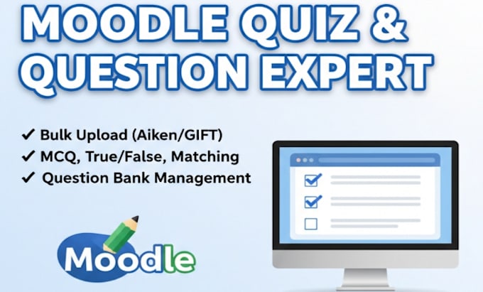 create and upload moodle questions