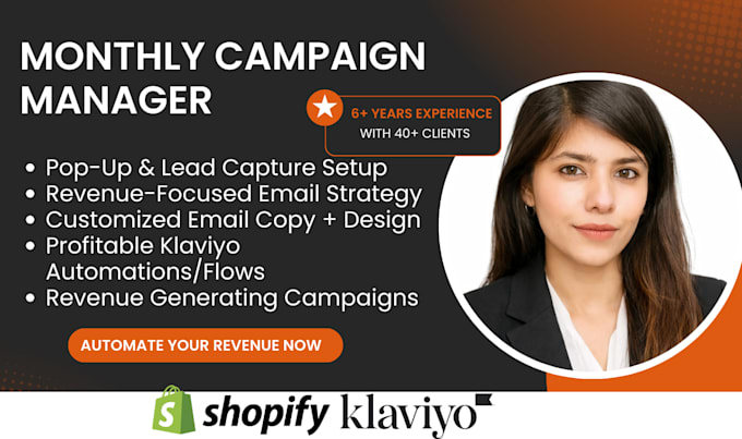 manage your email marketing in klaviyo