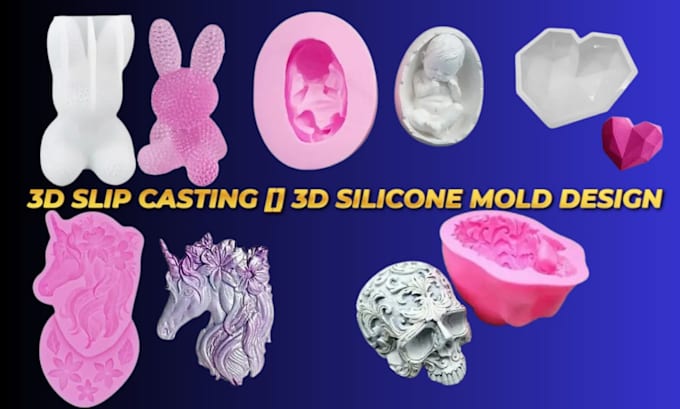 design custom 3d molds for silicone casting and product development