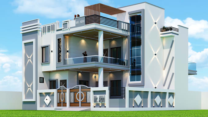 design 2d floor plan and 3d house model
