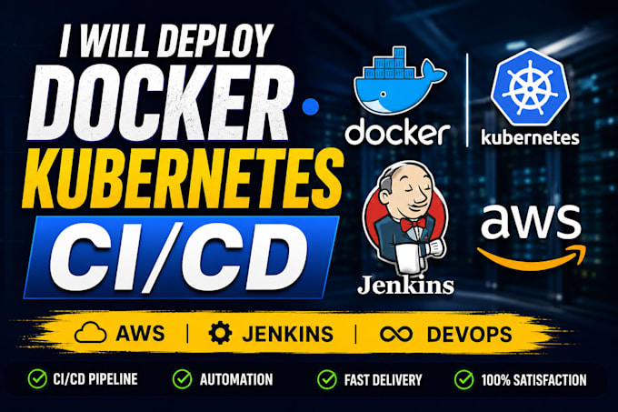 deploy your app using docker kubernetes and AWS