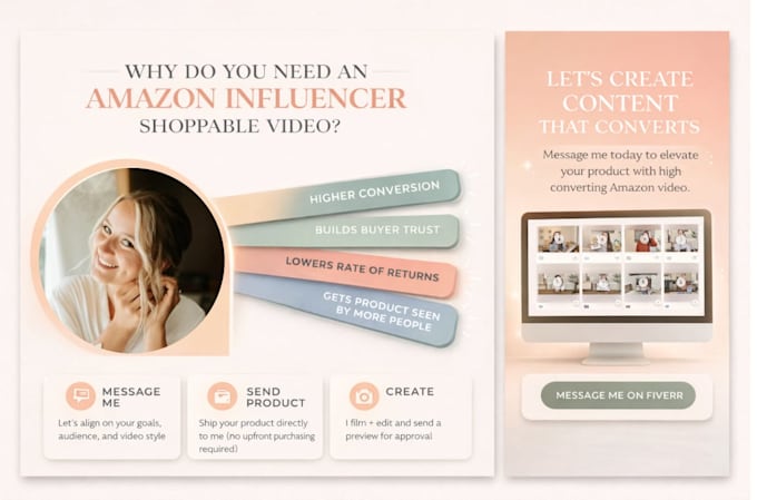 create converting ugc shoppable amazon videos
