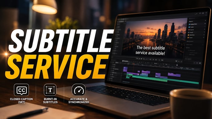 create subtitles or closed captions for your video