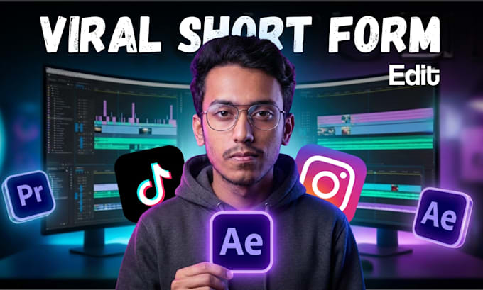 do viral short form video editing
