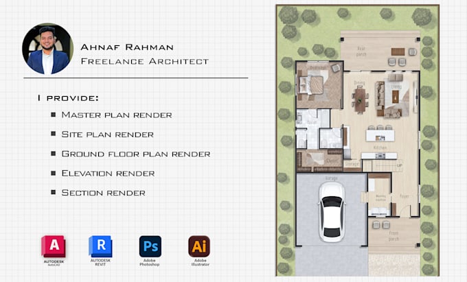 render professional 2d colored floor plans for real estate