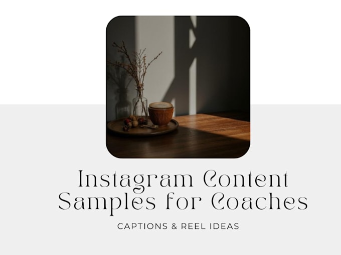 create 30 days instagram content for coaches