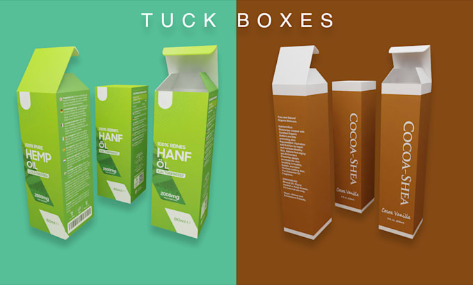 design product packaging, luxury box, label and 3d mockup