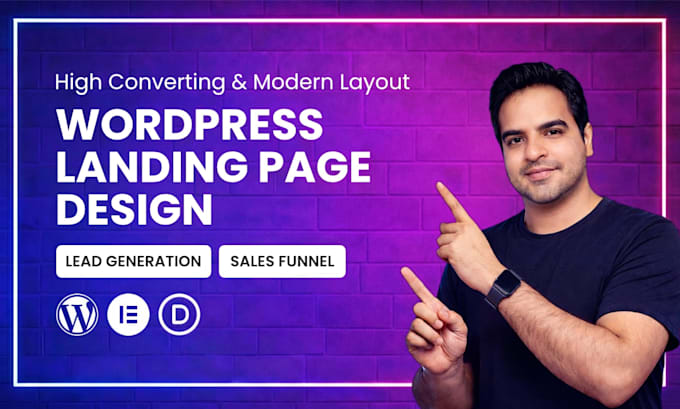 create high converting landing page and sales funnel for lead generation