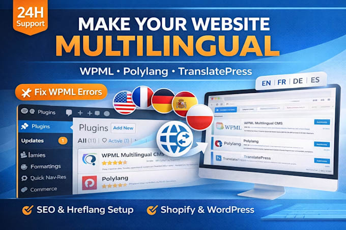 fix wpml multilingual wordpress website translation and SEO setup