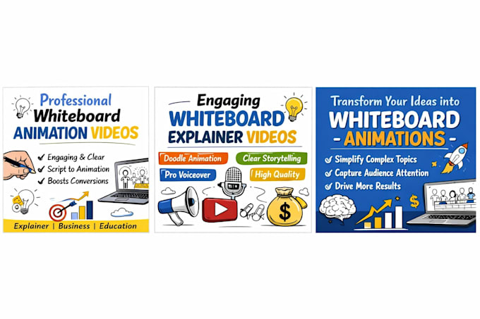 Create engaging whiteboard animation explainer videos by Abdullah554433 ...