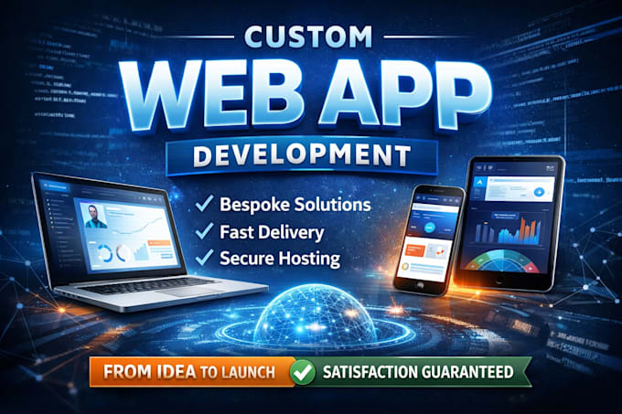 code a custom made web application for you