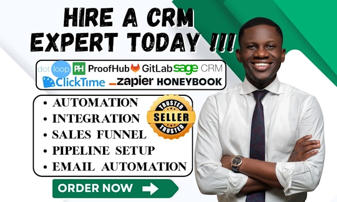 sage crm clicktime proofhub gitlab honeybook dotloop github zapier integration