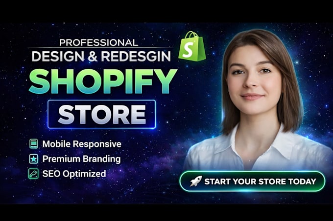 design a high converting shopify store or dropshipping ecommerce website
