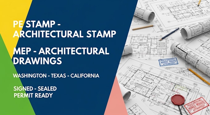 Civil and structural pe stamp, architectural stamp washington, texas ...