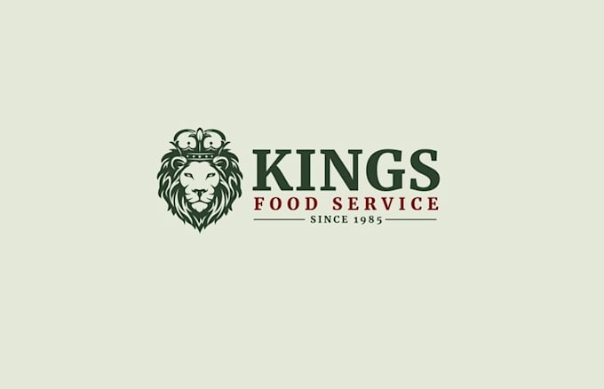 design kings food service logo