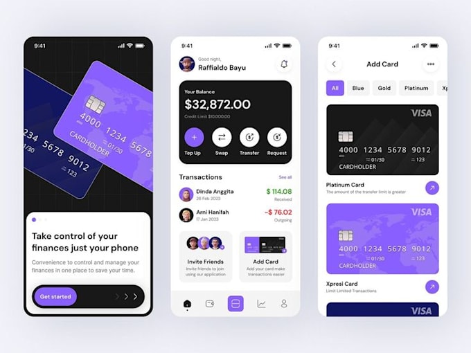 develop secure cash app, lending app, wallet app, bank app, p2p app