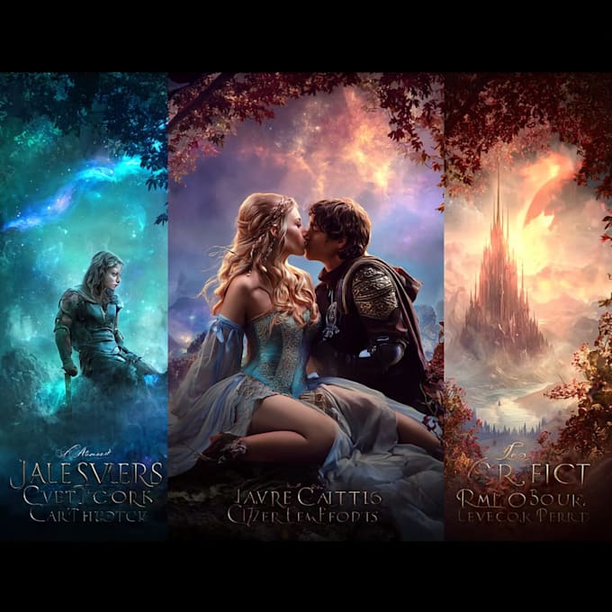 design exclusive  gothic romance book cover art